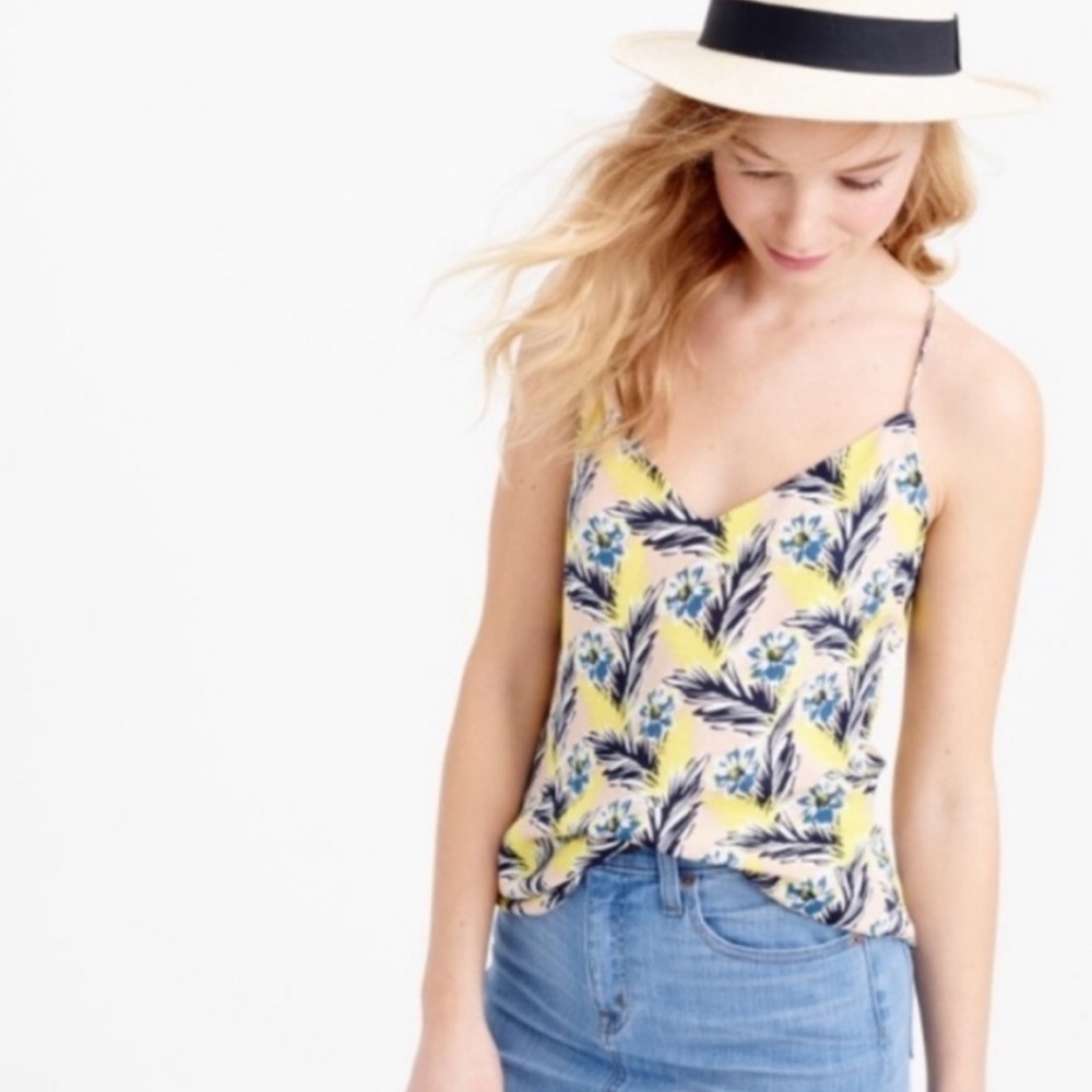 J.Crew Carrie Cami in Spring Meadow